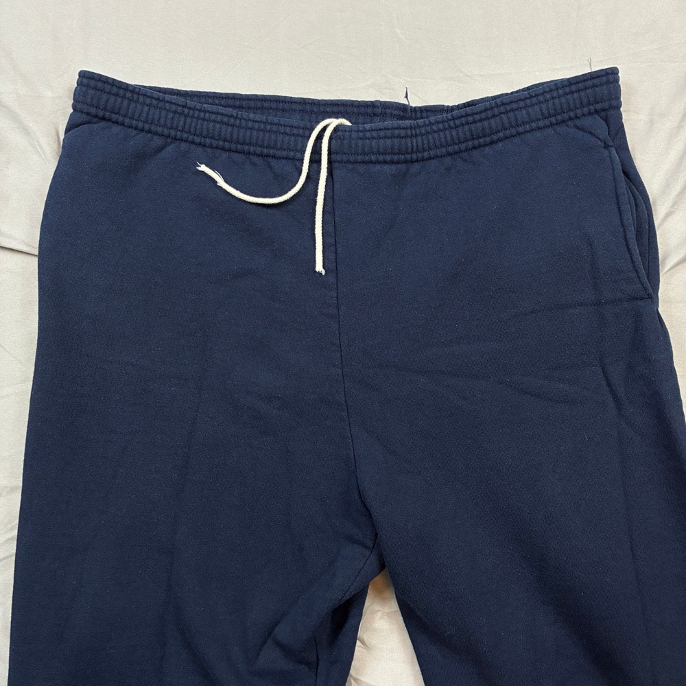 Vintage Russell Athletic Sweatpants XXL Navy Blue Made in USA Fleece Joggers 90s